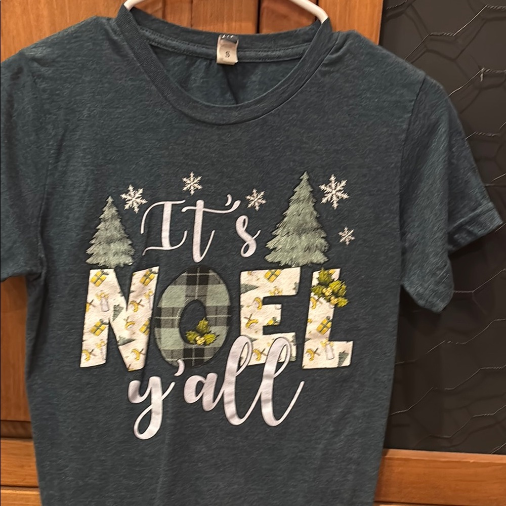 Kids Christmas Graphic Tee - Green